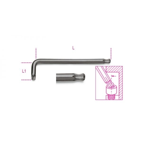 CHAVE L ABAULADA TIP TORX (T15 - BETA
