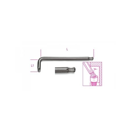 CHAVE L ABAULADA TIP TORX (T20 - BETA