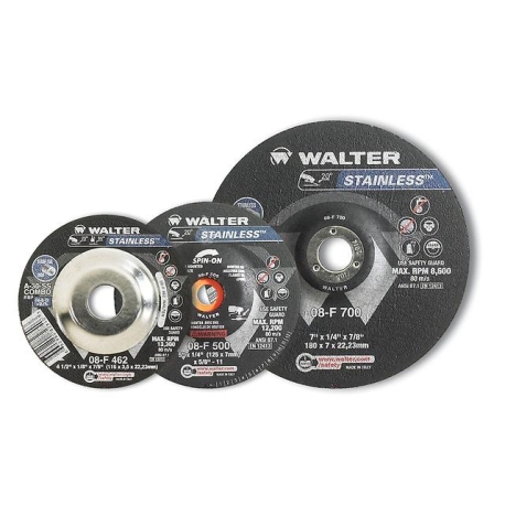Disco de Desbaste para Inox Stainless 228,6x7x22mm 08-F 900 - Walter - WALTER