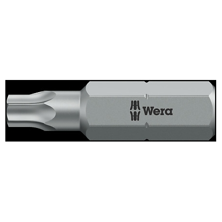 BITS COM FURO, TX 8 PARA PARAFUSOS TORX ® BO À PROVA DE VIOLAÇÃO COM PINO DE SEGURANÇA 867-1 Z - WERA