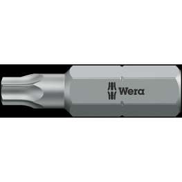 BITS COM FURO, TX 9 PARA PARAFUSOS TORX ® BO À PROVA DE VIOLAÇÃO COM PINO DE SEGURANÇA 867-1 Z - WERA