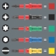 CONJUNTO FERRAMENTAS UNIVERSAL VDE 18 PEÇAS KRAFTFORM KOMPAKT TOOL FINDER, 1 - WERA