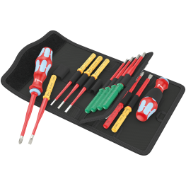 CONJUNTO FERRAMENTAS INOX VDE 17 PEÇAS KRAFTFORM KOMPAKT EXTRA FINO 1 - WERA - WERA