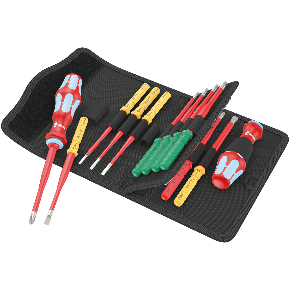 CONJUNTO FERRAMENTAS INOX VDE 17 PEÇAS KRAFTFORM KOMPAKT EXTRA FINO 1 - WERA - WERA