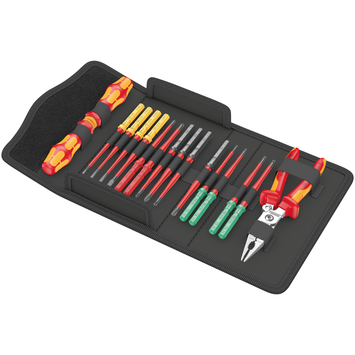 CONJUNTO FERRAMENTAS VDE 17 PEÇAS KRAFTFORM KOMPAKT EXTRA FINO 1 - WERA - WERA