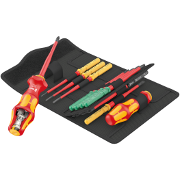 CONJUNTO FERRAMENTAS VDE 16 PEÇAS KRAFTFORM KOMPAKT TURBO I 1- WERA - WERA