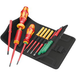 CONJUNTO DE FERRAMENTAS VDE 16 PEÇAS TORQUE AJUSTAVEL 3,0NM KRAFTFORM KOMPAKT EXTRA FINO 1 SÉRIE 7400 - WERA - WERA
