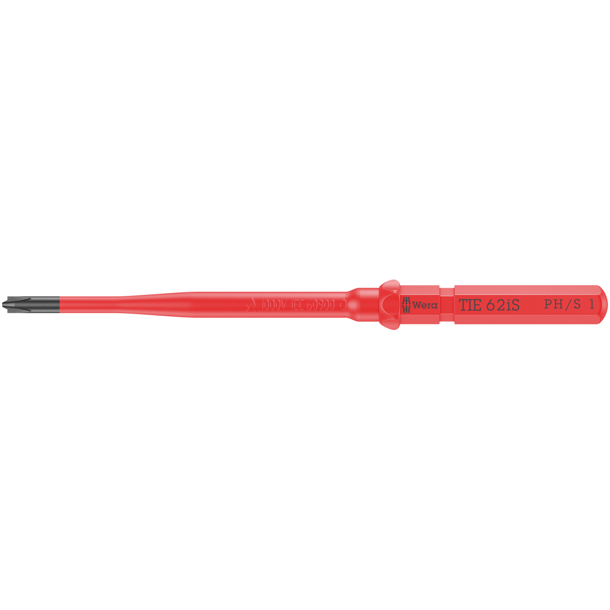 PONTEIRA INTERCAMBIÁVEIS FENDA-PHILLIPS VDE 1 X 157 MM  KRAFTFORM KOMPAKT 62 IS PH-S - WERA - WERA