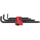 CONJUNTO CHAVE L SEXTAVADO 9 PEÇAS 950-9 HEX-PLUS 6 MÉTRICA BLACKLASER - WERA - WERA