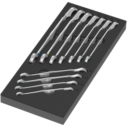 CONJUNTO CHAVE COMBINADA 11 PEÇAS 6001 JOKER 9733 INSERÇÃO DE ESPUMA 1 - WERA - WERA