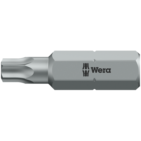 BITS COM FURO, TX 25 PARA PARAFUSOS TORX ® BO À PROVA DE VIOLAÇÃO COM PINO DE SEGURANÇA 867-1 Z - WERA