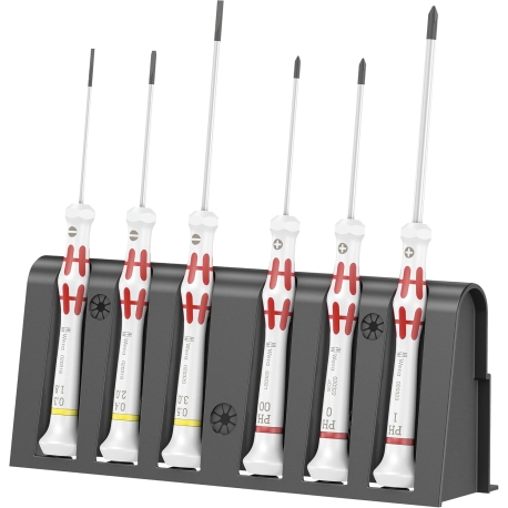 CONJUNTO DE CHAVES FENDA PHILLIPS 6 PEÇAS Kraftform Micro Special Edition