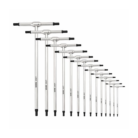 Conjunto de 14 chaves sextavadas com cabo em T 280 T/SE14