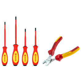 KIT CHAVES DE FENDA / PH /PZ/ ALICATE DE CORTE 160