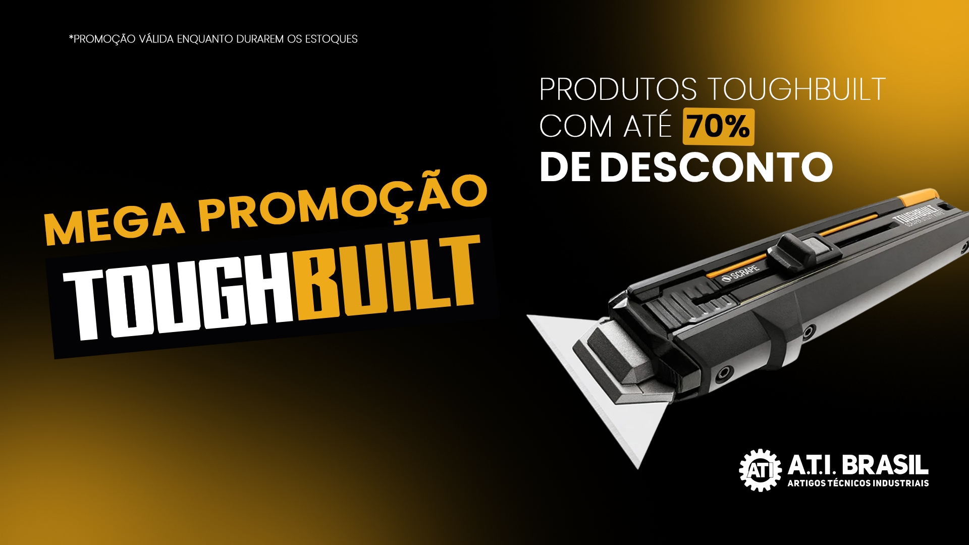 MEGA PROMOÇÃO TOUGHBUILT